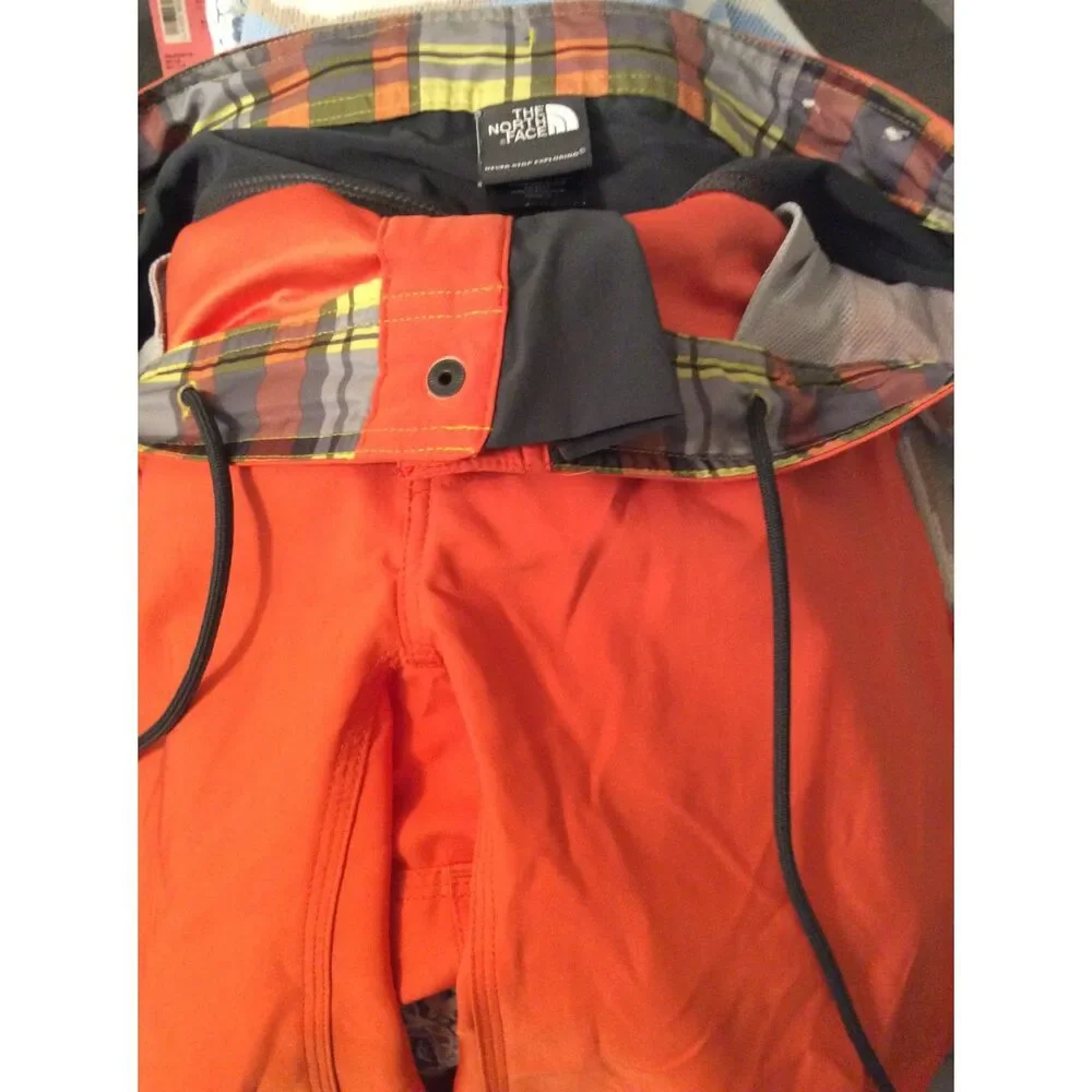 The North Face Men's Shorts Size 36 Orange Inseam 10